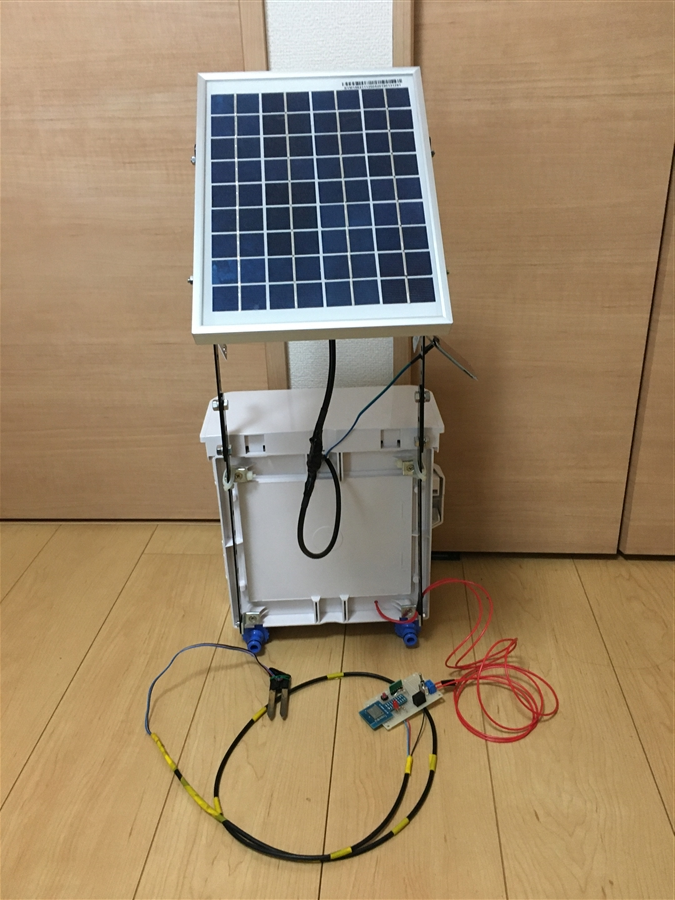 芝生×IoT　arduino プリント基板 ESP-WROOM-02 12V 自動散水 ソレノイド 水電磁弁 Blynk　ソーラーパネル