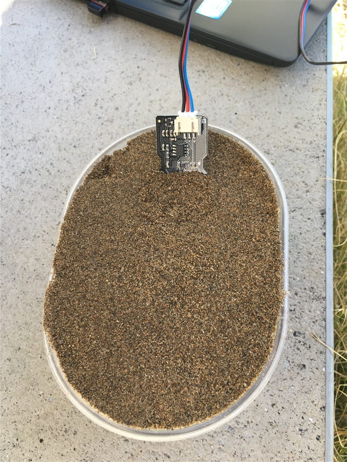 芝生　西洋芝　IoT　Ambient　土壌湿度　SEN0193 SEN0114 ESP-WROOM-02 