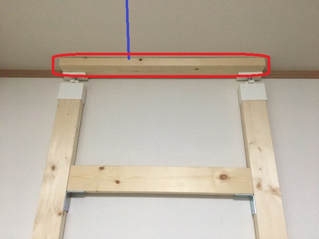 ラブリコ 2×4 ツーバイフォー　ディアウォール　TV壁掛け　DIY　もでりん　木取り図